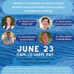 C-CAN Webinar: Overview of Marine Carbon Dioxide Removal (mCDR) Webinar