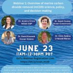 C-CAN Webinar: Overview of Marine Carbon Dioxide Removal (mCDR) Webinar